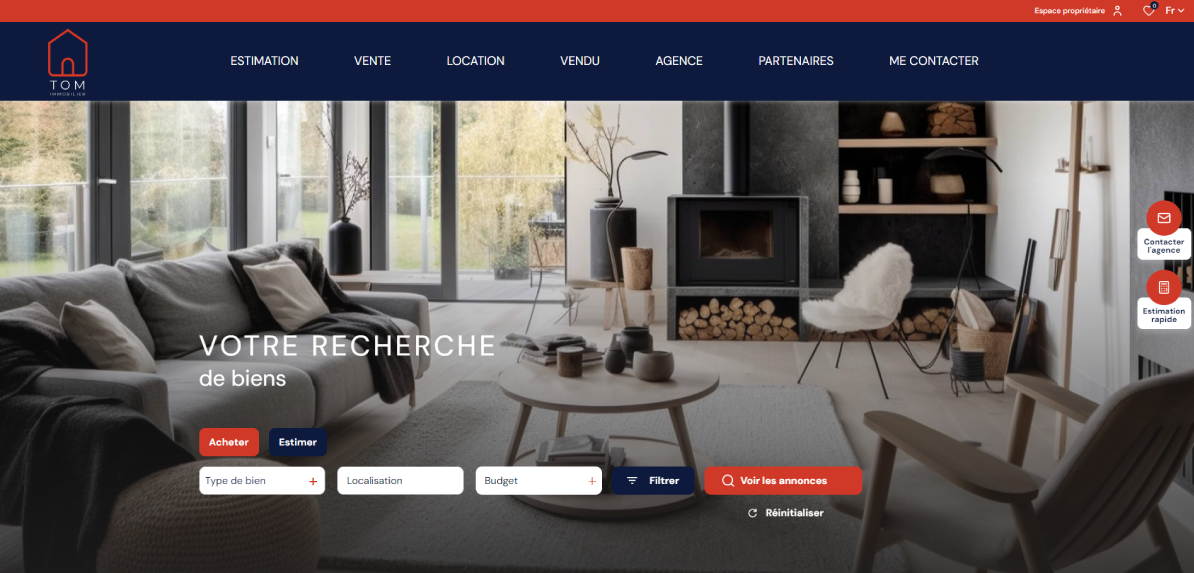 Logo de l'agence Tom Immobilier SARL